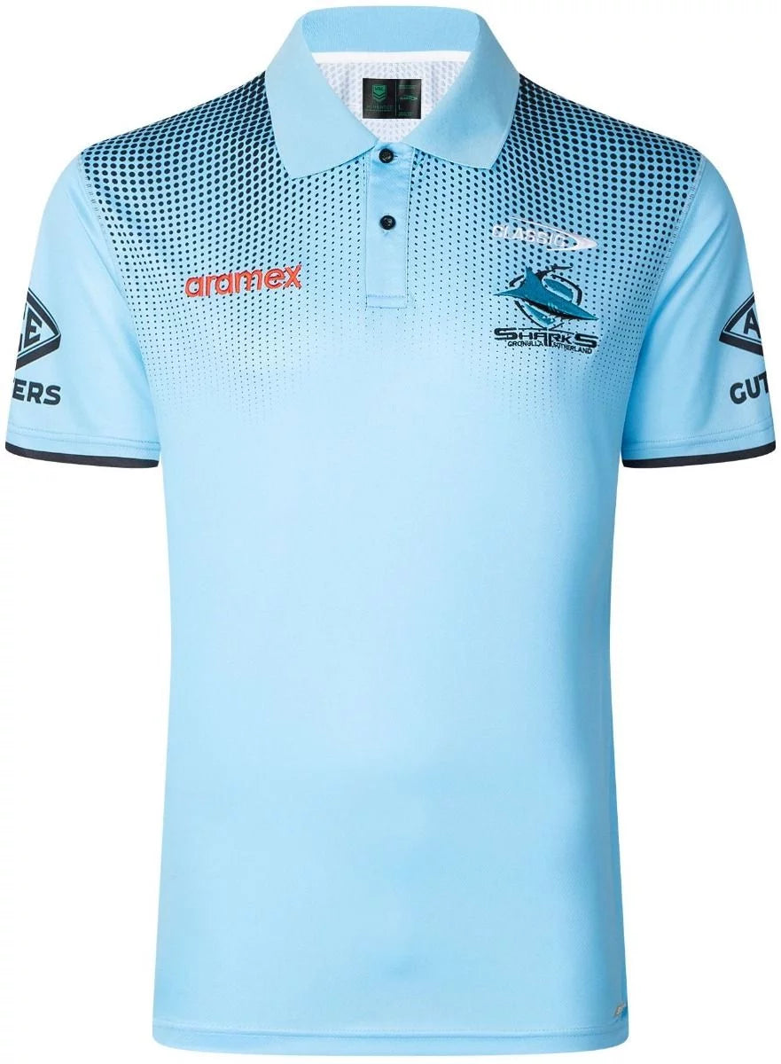 2025 Cronulla Sharks NRL Players Polo - Mens