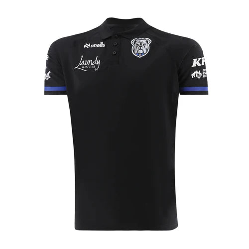 2026 Canterbury Bulldogs ADULTS Media Polo Black