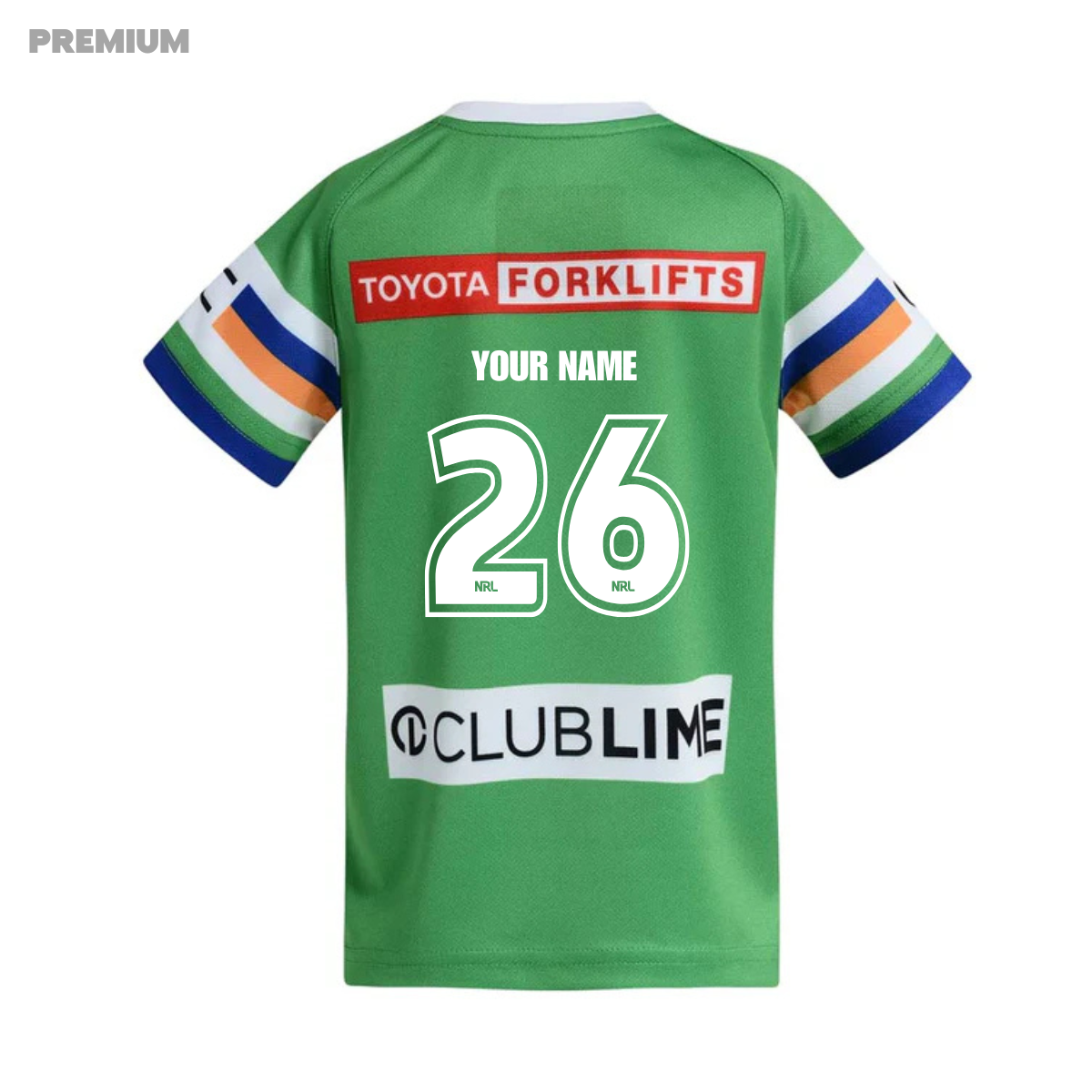 2026 Canberra Raiders TODDLER Home Jersey Set