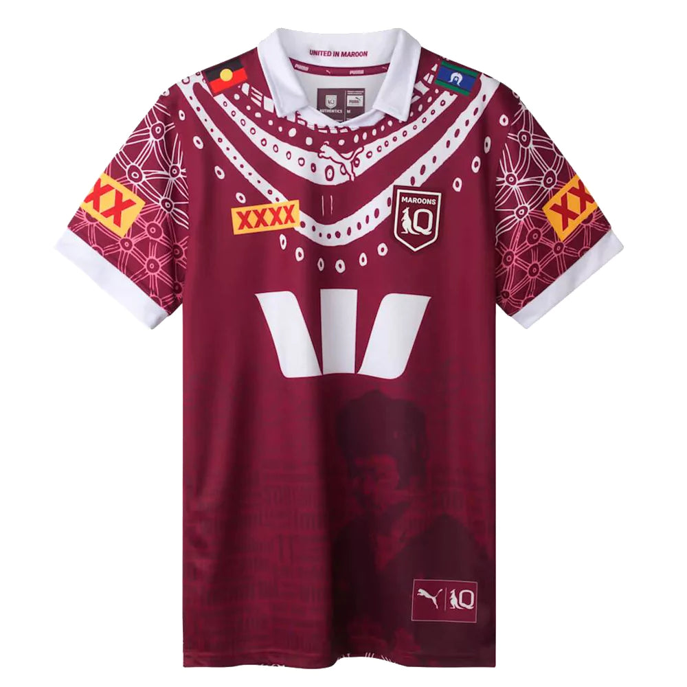 2025 Queensland Maroons State of Origin Indigenous Jersey - Mens