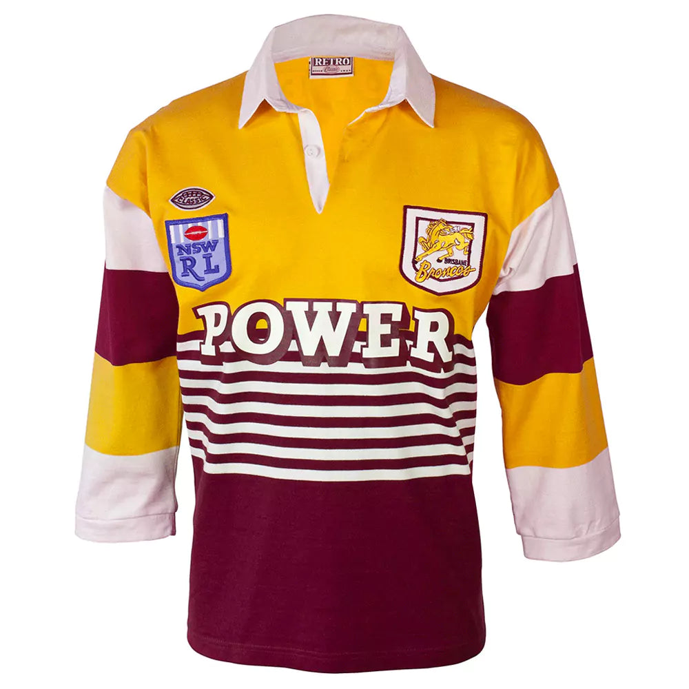 1988 Brisbane Broncos Retro Jersey – Mens