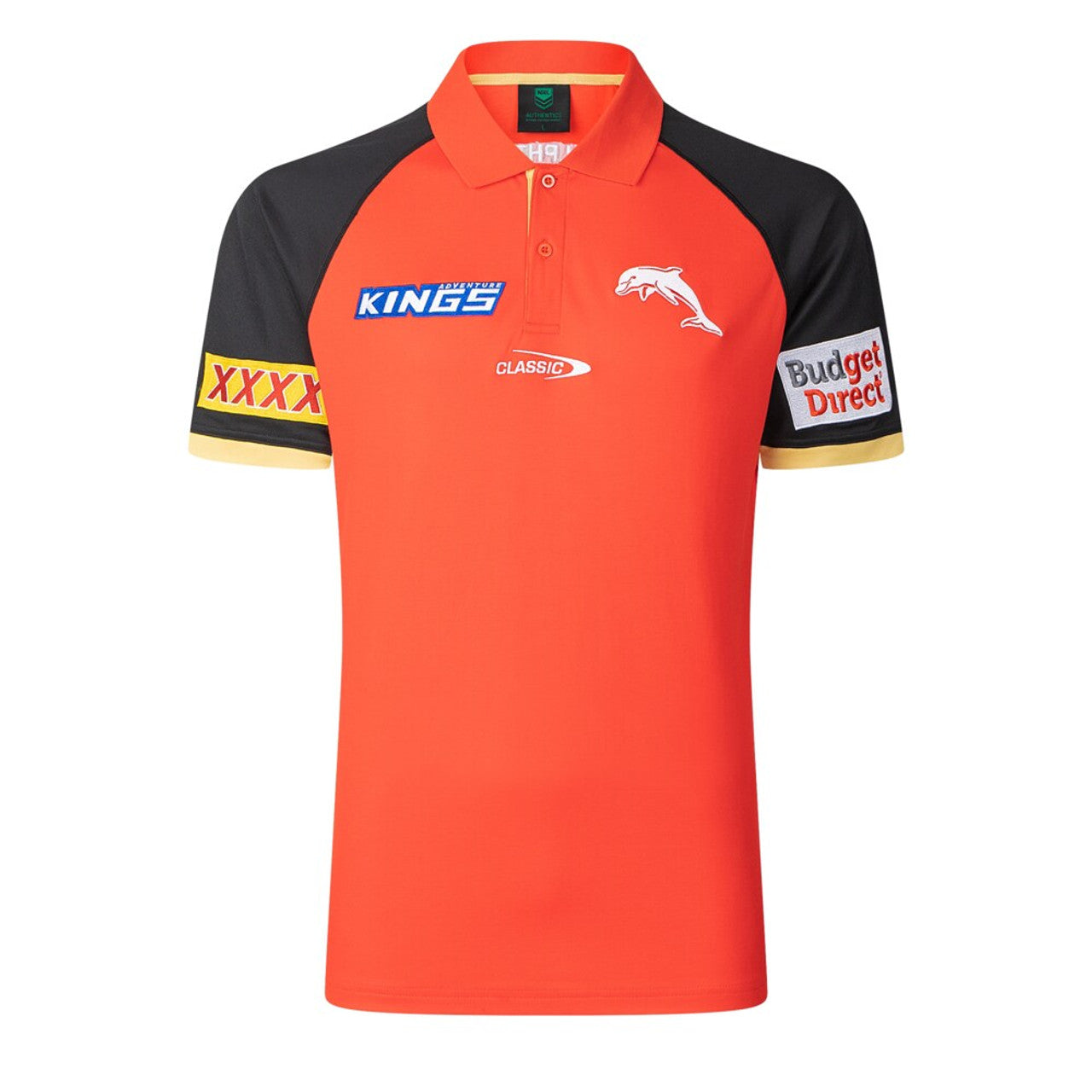 2025 Dolphins NRL Media Polo - Mens