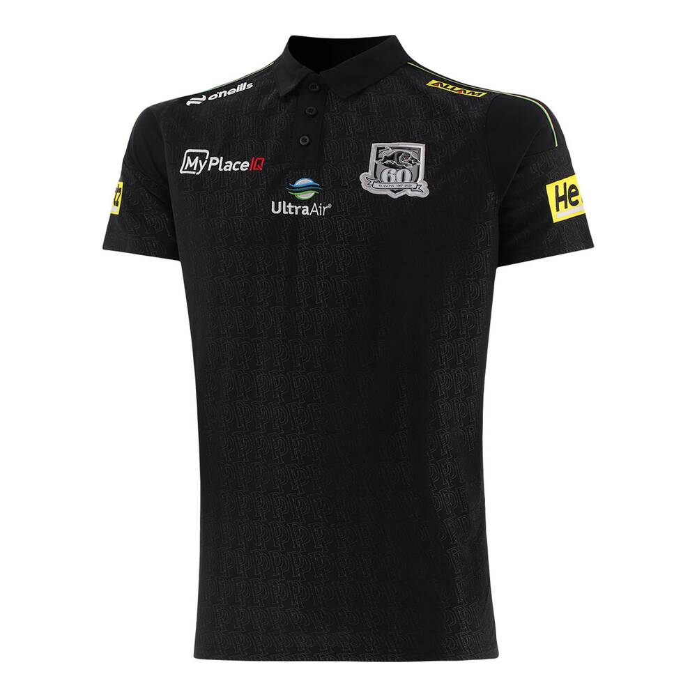 2026 Penrith Panthers ADULTS Media Polo Black