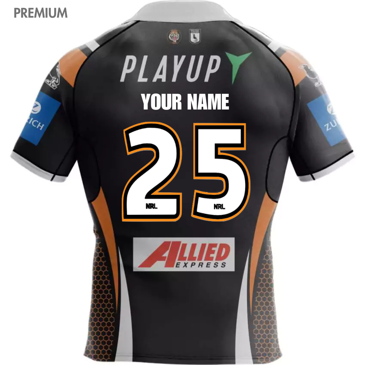 2025 Wests Tigers NRL Home Jersey - Mens