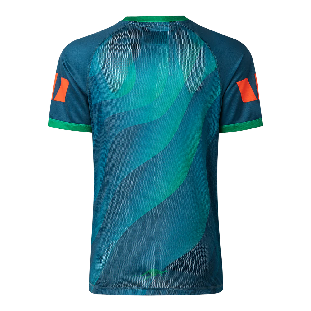 2025 Australia Kangaroos Rugby League Warm Up Tee - Mens