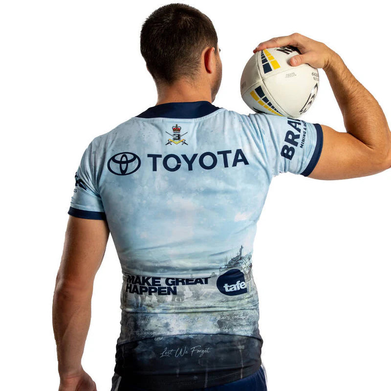2025 North QLD Cowboys NRL ANZAC Jersey - Mens