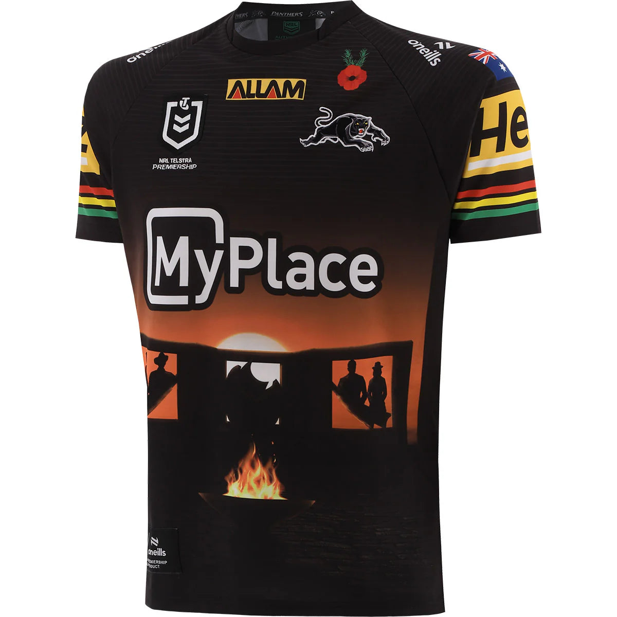 2025 Penrith Panthers NRL ANZAC Jersey - Mens