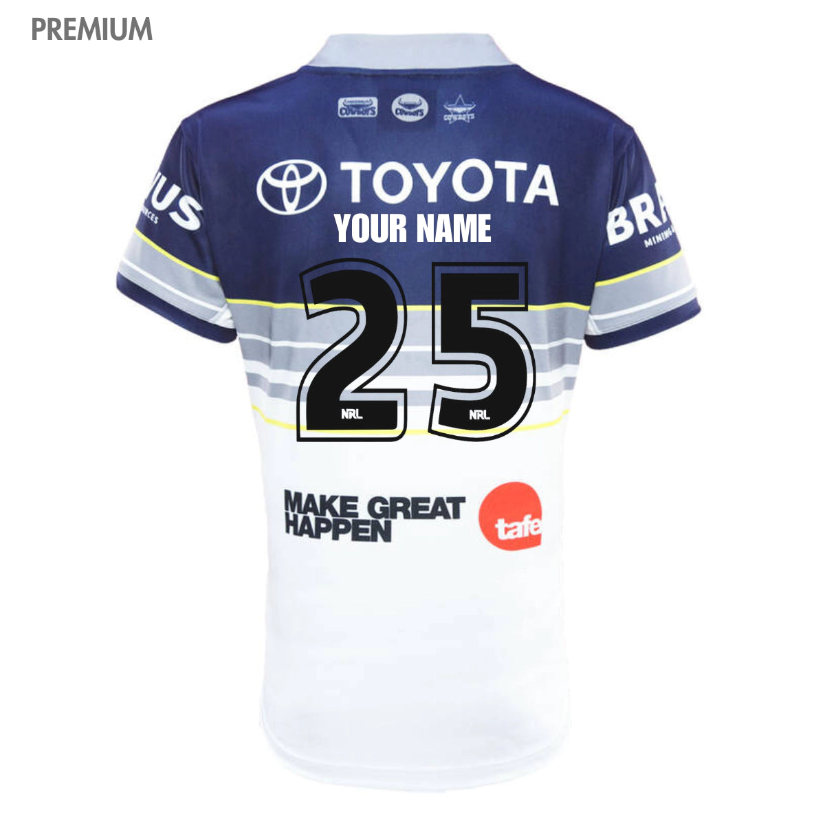 2025 North QLD Cowboys NRL Home Jersey - Mens