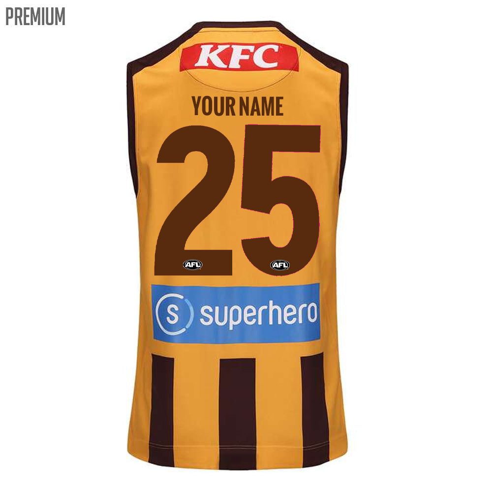 2025 Hawthorn Hawks AFL Home Guernsey - Youth