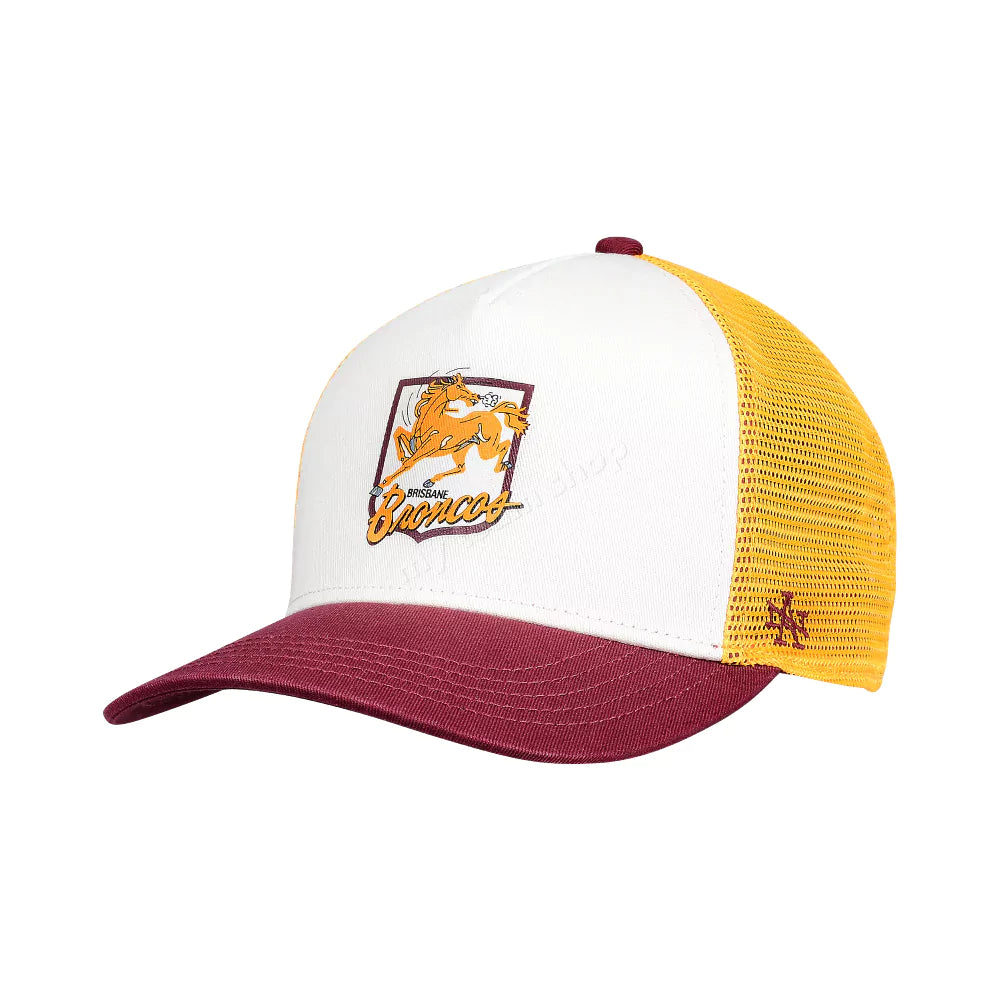 Brisbane Broncos NRL Retro Trucker Cap