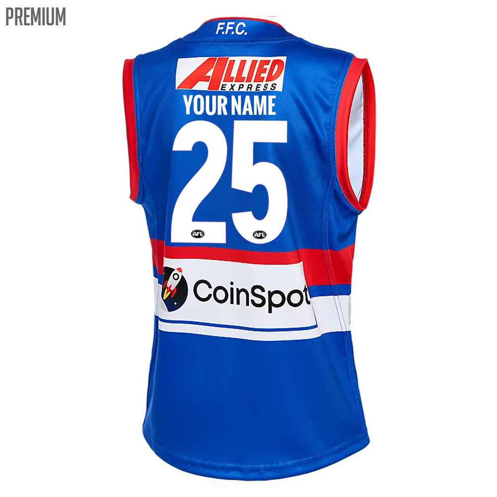 2025 Western Bulldogs AFL Home Guernsey - Mens