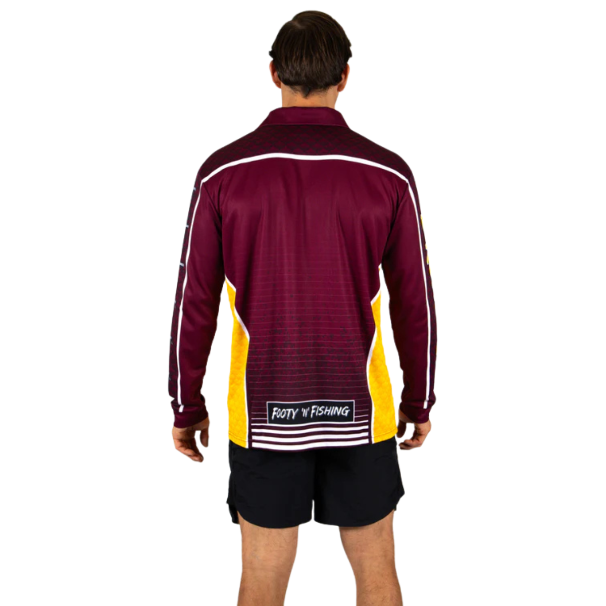 Brisbane Broncos ADULTS Barracuda Fishing Shirt
