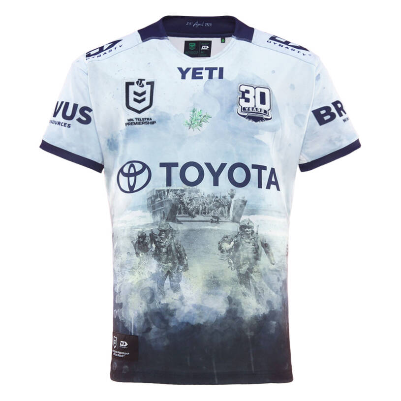 2025 North QLD Cowboys NRL ANZAC Jersey - Mens