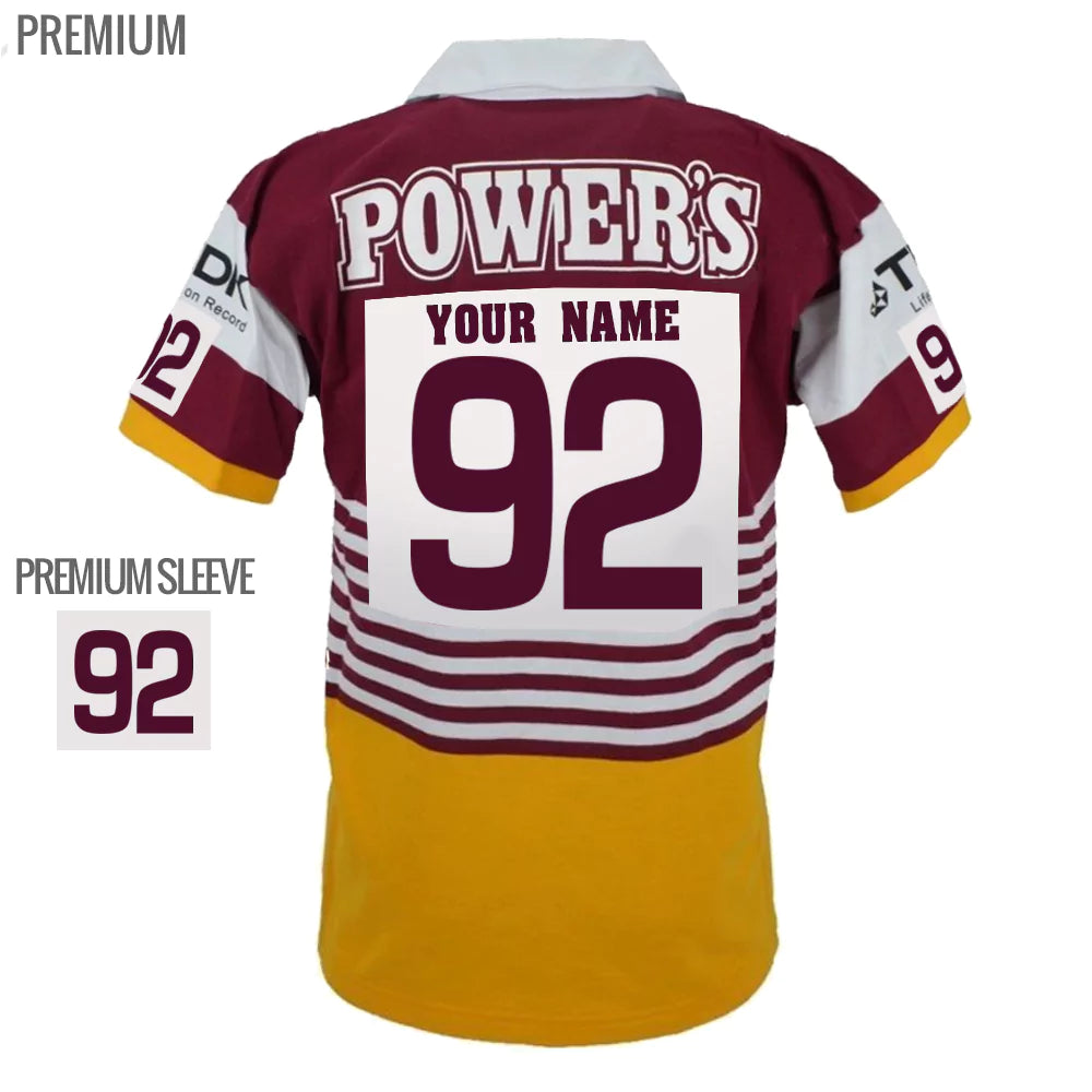 1992 Brisbane Broncos Retro Jersey – Mens