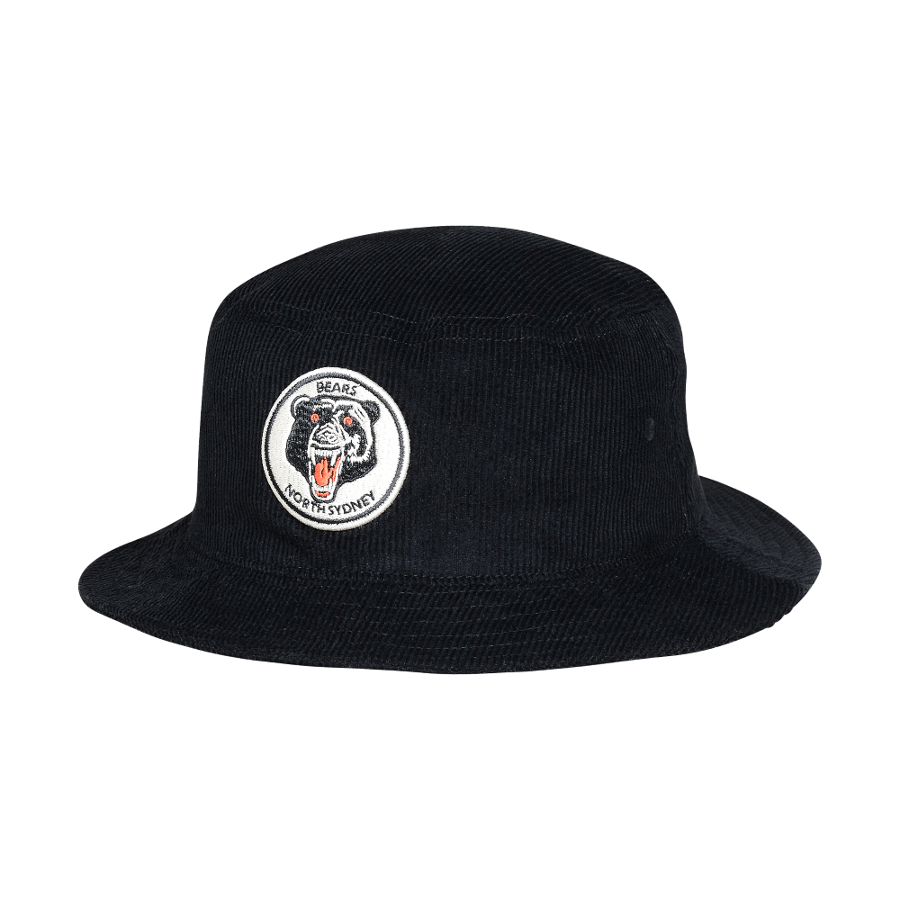 North Sydney Bears NRL Retro Corduroy Bucket Hat