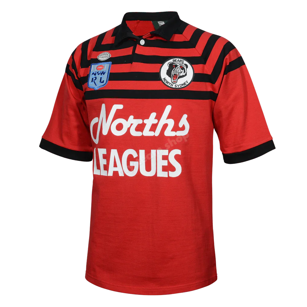 1991 North Sydney Bears Retro Jersey