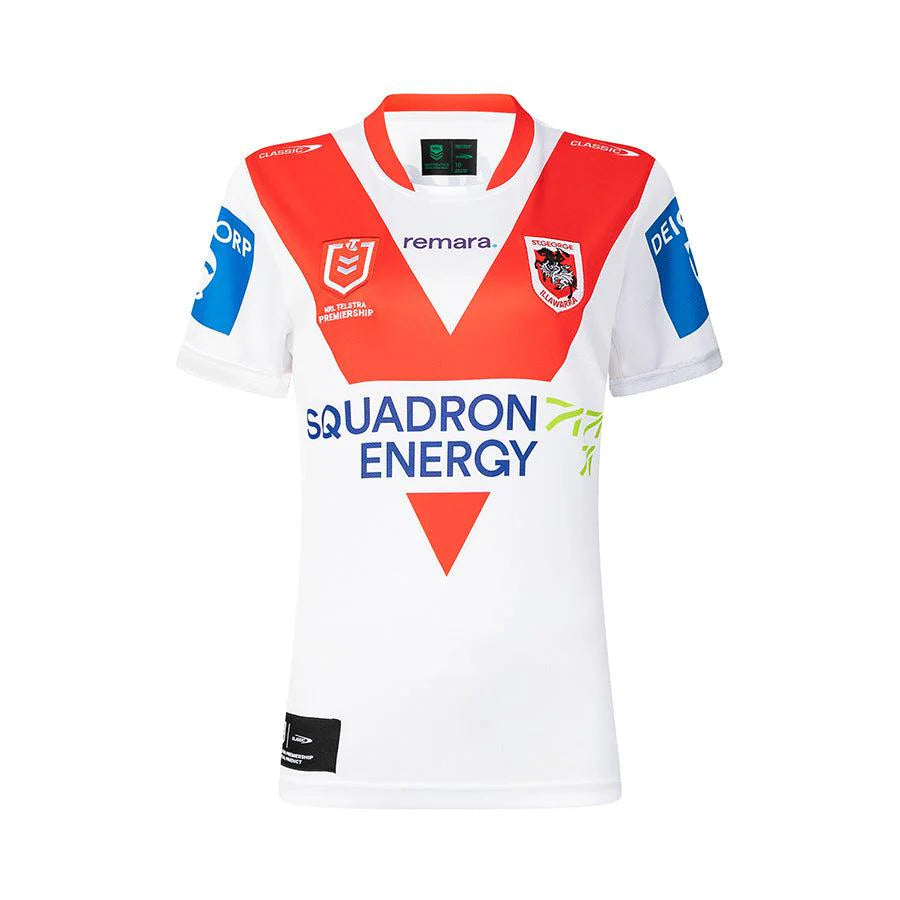 2025 St George Illawarra Dragons NRL Home Jersey - Womens