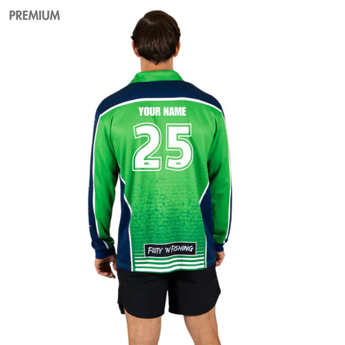 Canberra Raiders NRL Barracuda Fishing Shirt - Mens
