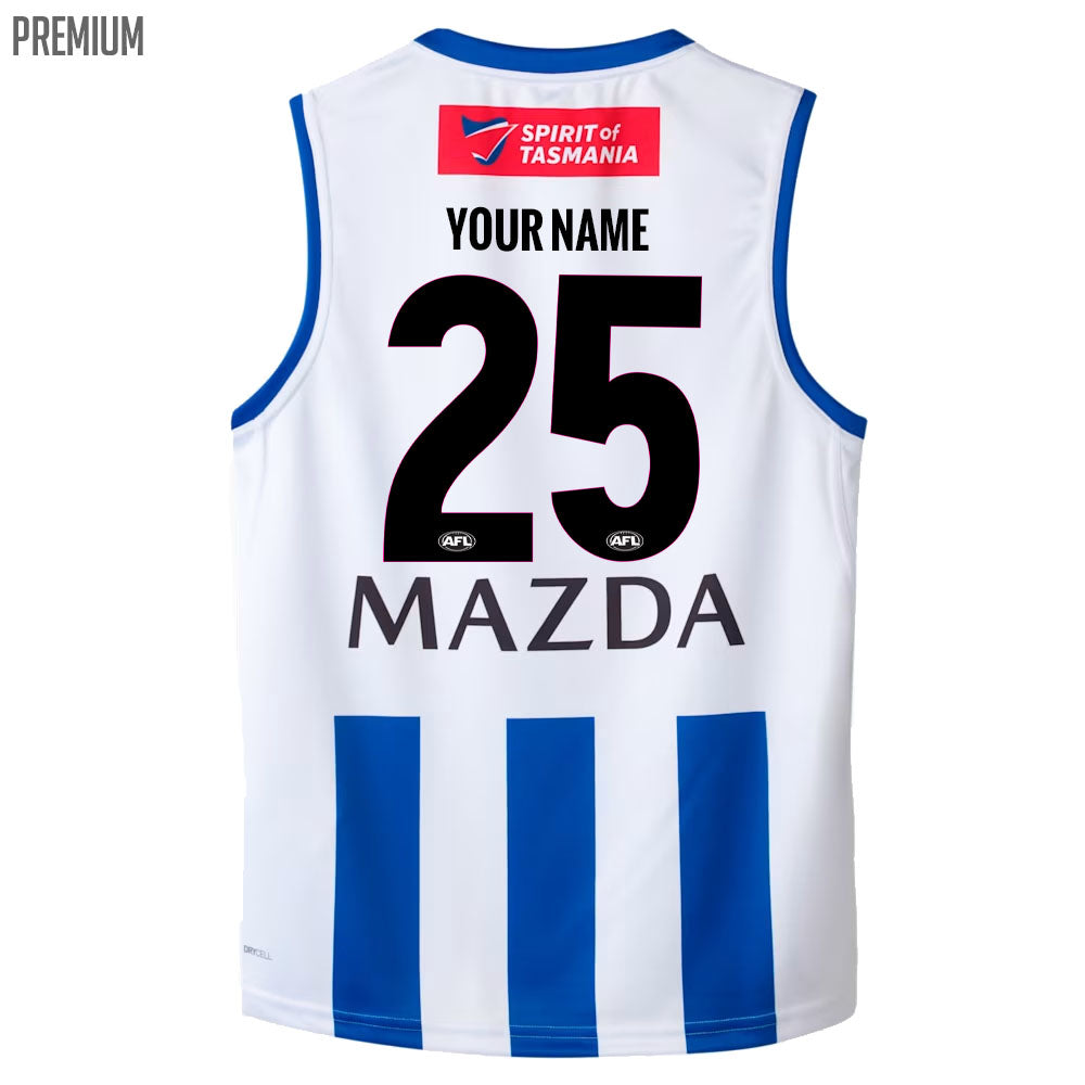2025 North Melbourne Kangaroos AFL Home Guernsey - Mens