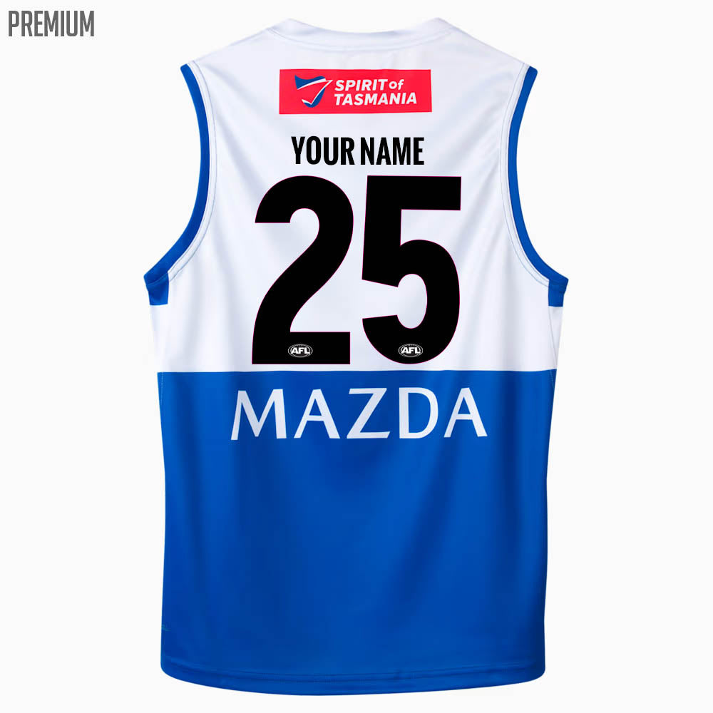 2025 North Melbourne Kangaroos AFL Away Guernsey - Mens