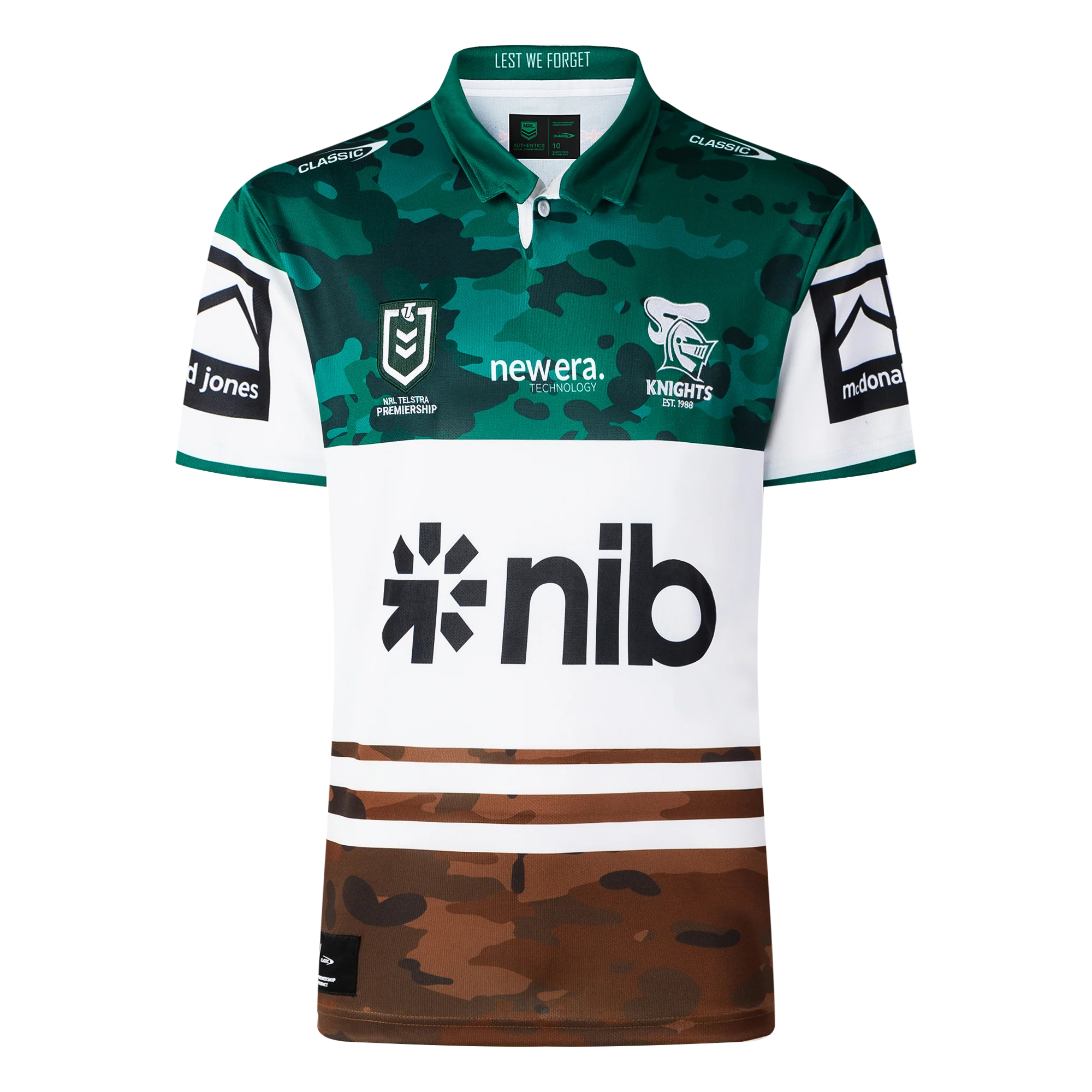 2025 Newcastle Knights NRL ANZAC Jersey - Mens