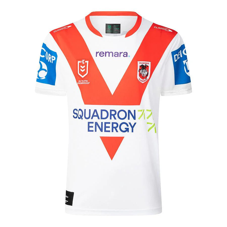 2025 St George Illawarra Dragons NRL Home Jersey - Mens