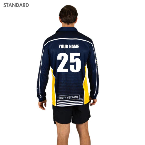 North QLD Cowboys NRL Barracuda Fishing Shirt - Mens