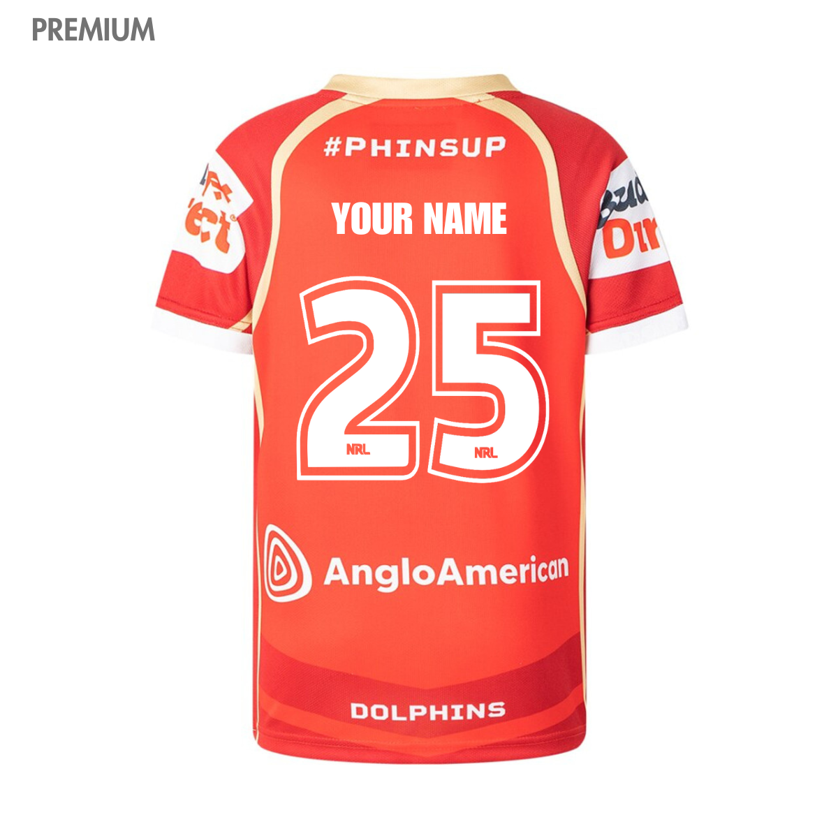 2025 Dolphins NRL Home Jersey - Youth