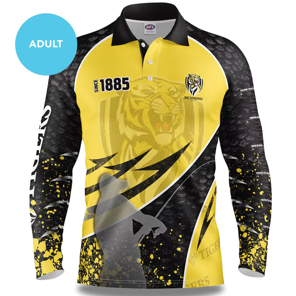 Richmond Tigers AFL Fishing Shirt - Adult