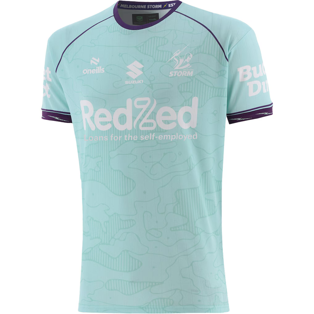 2026 Melbourne Storm ADULTS Training Tee Teal