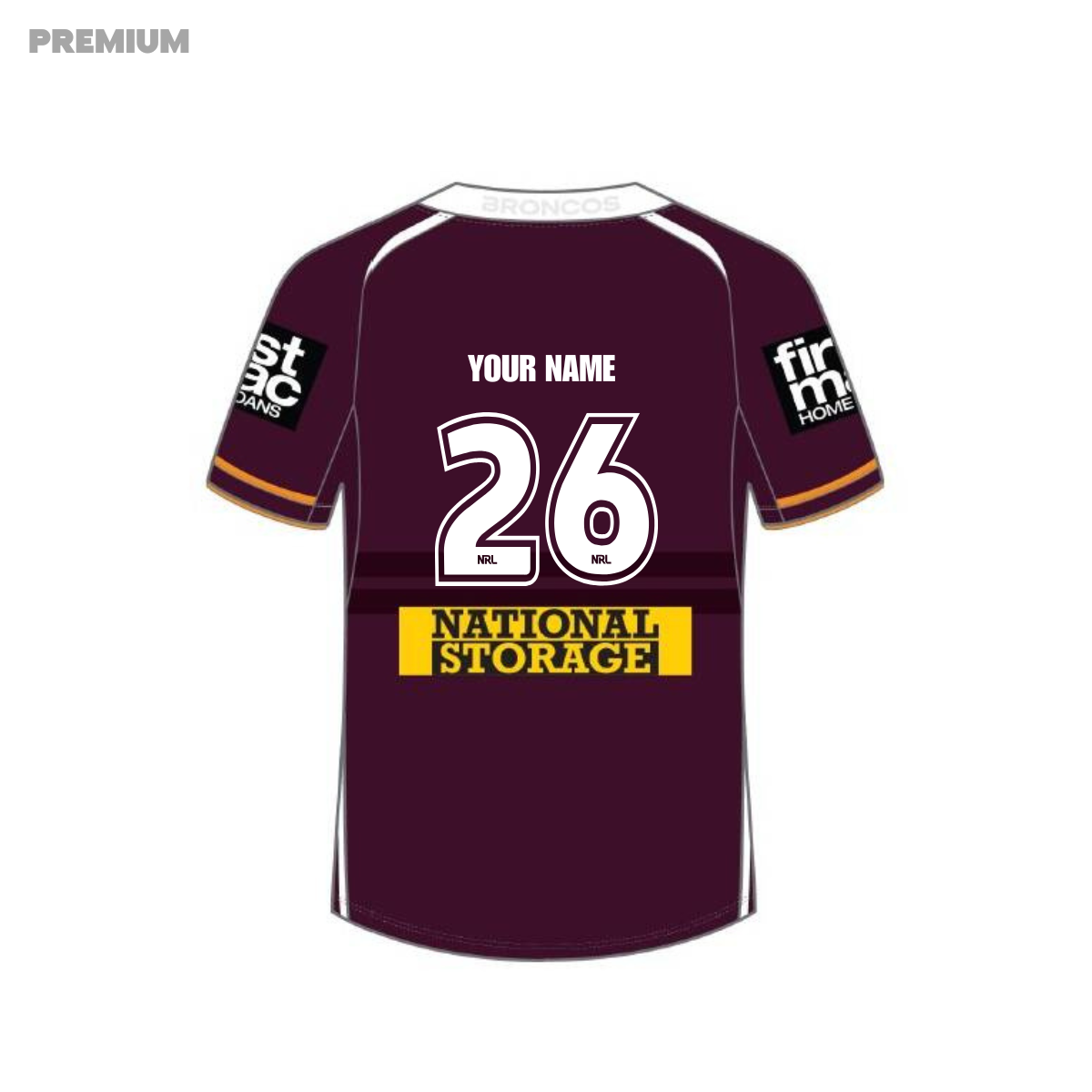 2026 Brisbane Broncos KIDS Home Jersey