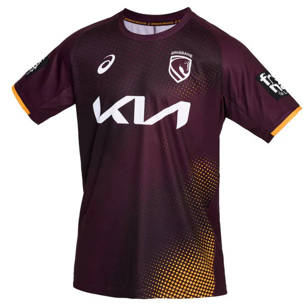 2026 Brisbane Broncos ADULTS Maroon Training Tee
