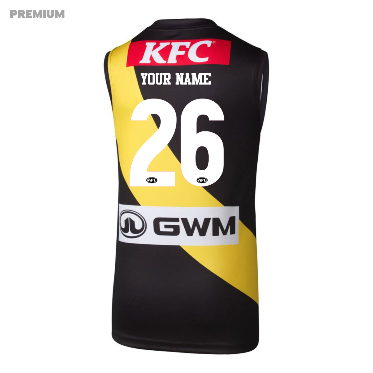 2026 Richmond Tigers KIDS Home Guernsey