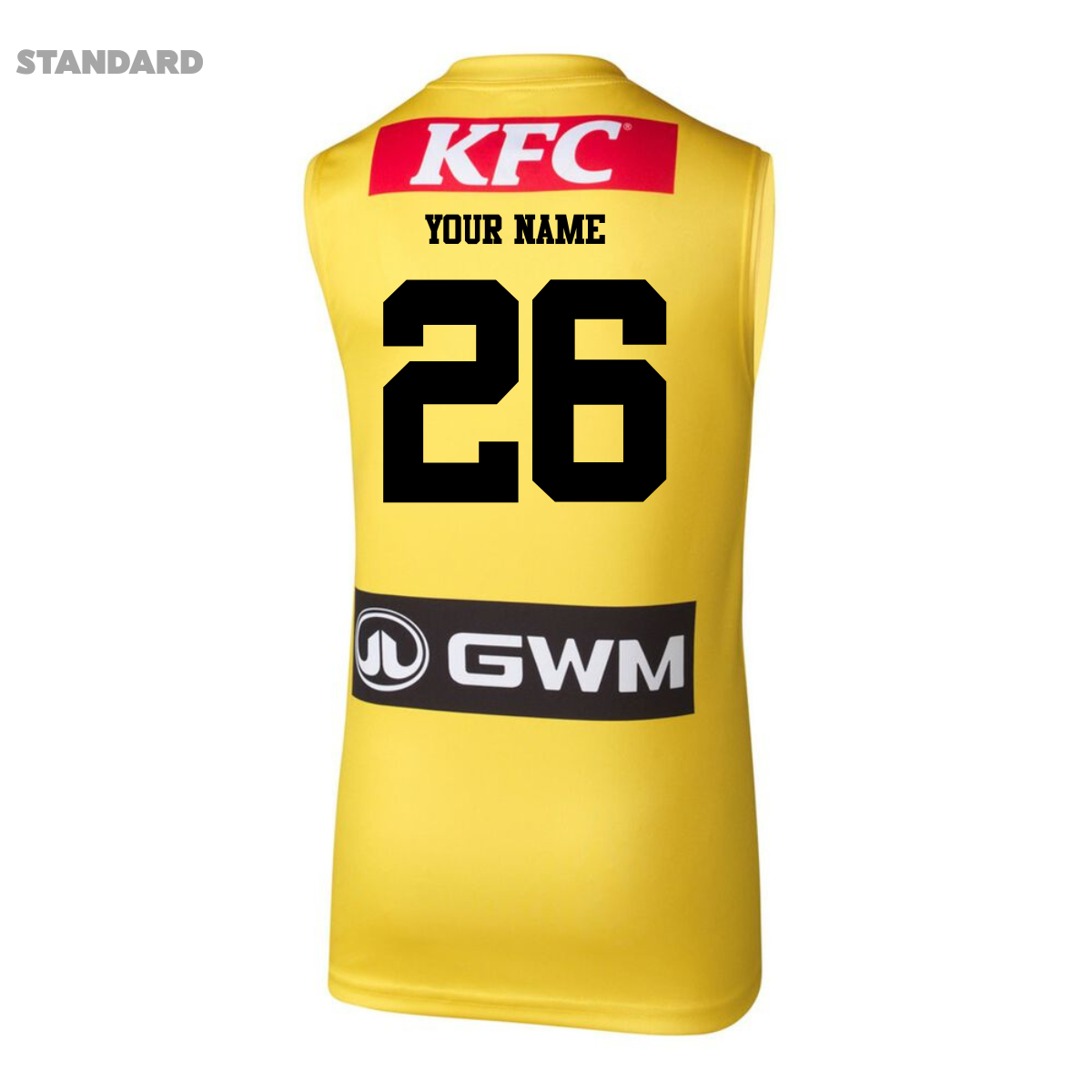 2026 Richmond Tigers ADULTS Away Guernsey