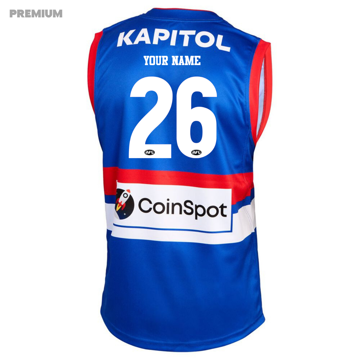 2026 Western Bulldogs ADULTS Home Guernsey