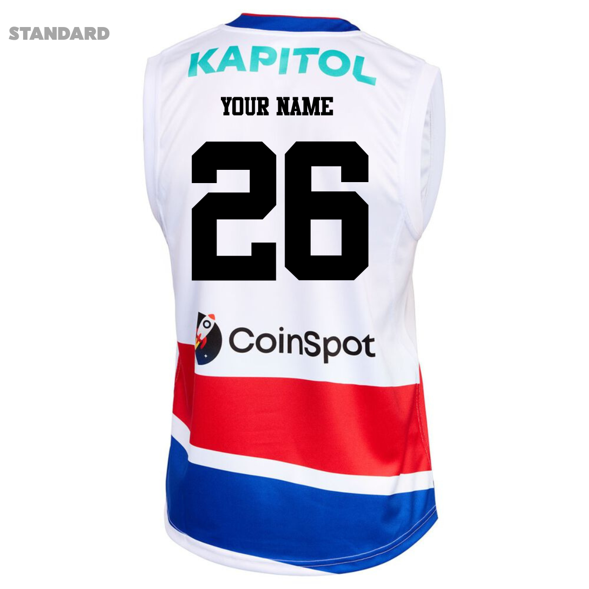 2026 Western Bulldogs ADULTS Clash Guernsey