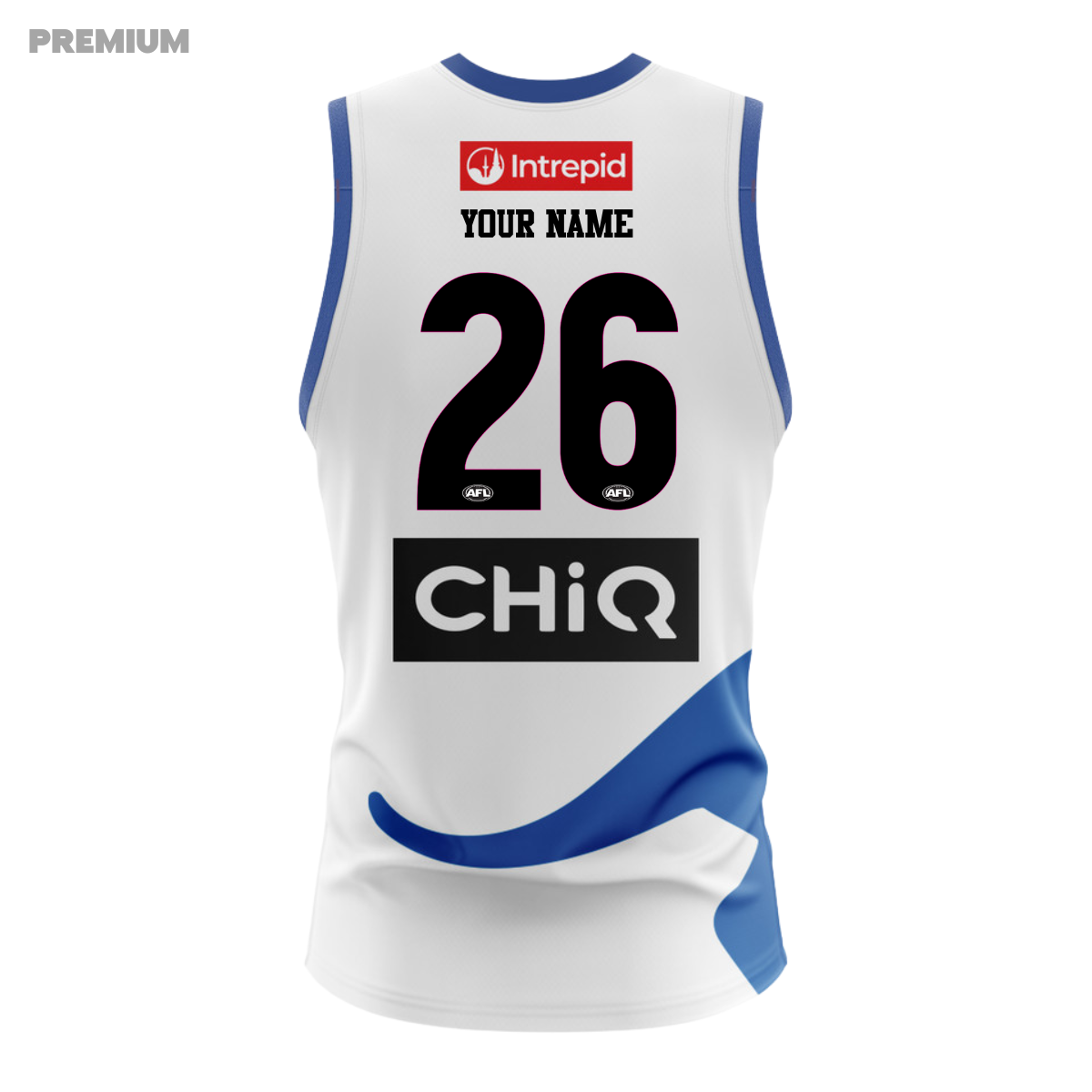 2026 North Melbourne Kangaroos ADULTS Away Guernsey