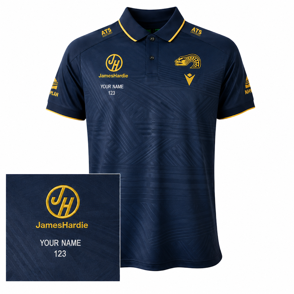2026 Parramatta Eels ADULTS Polo Navy