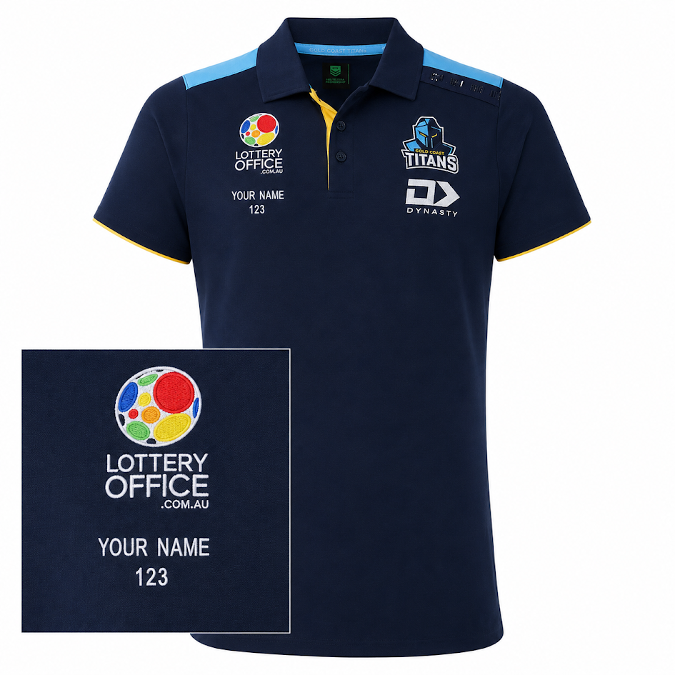 2026 Gold Coast Titans ADULTS Media Polo