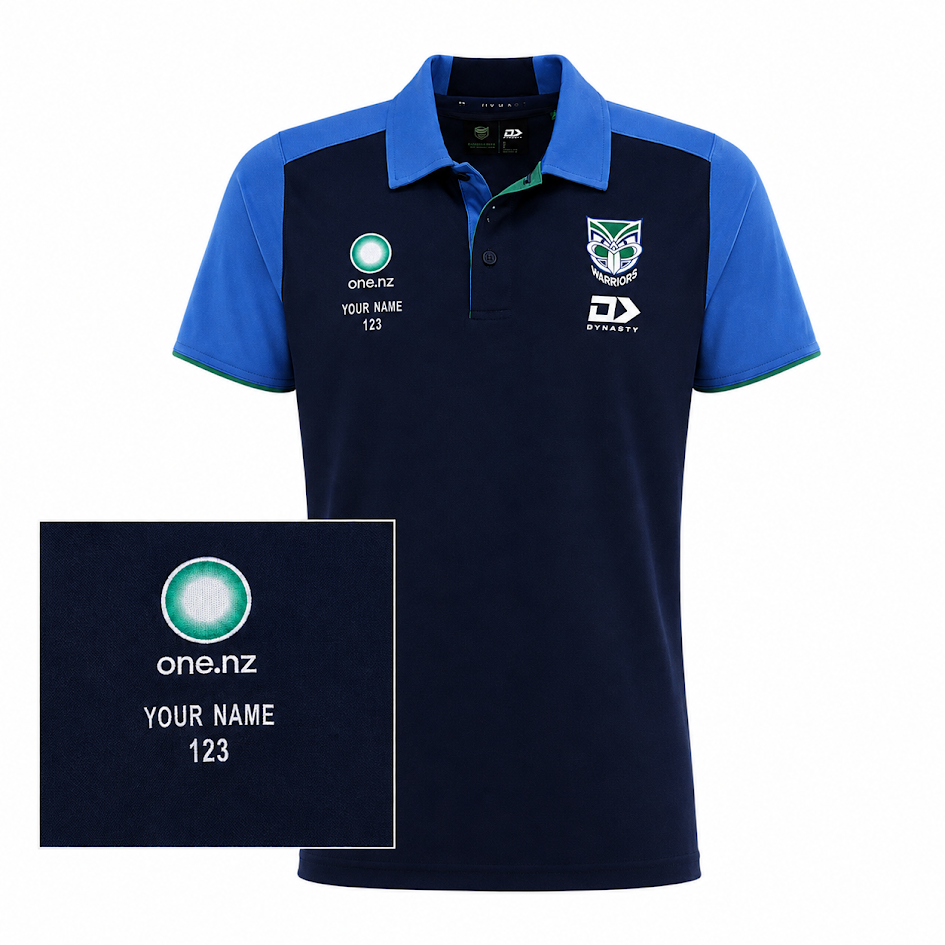 2026 New Zealand Warriors ADULTS Media Polo