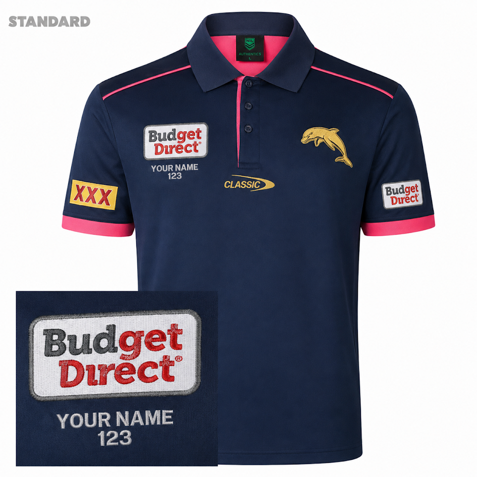2026 Dolphins ADULTS Media Polo