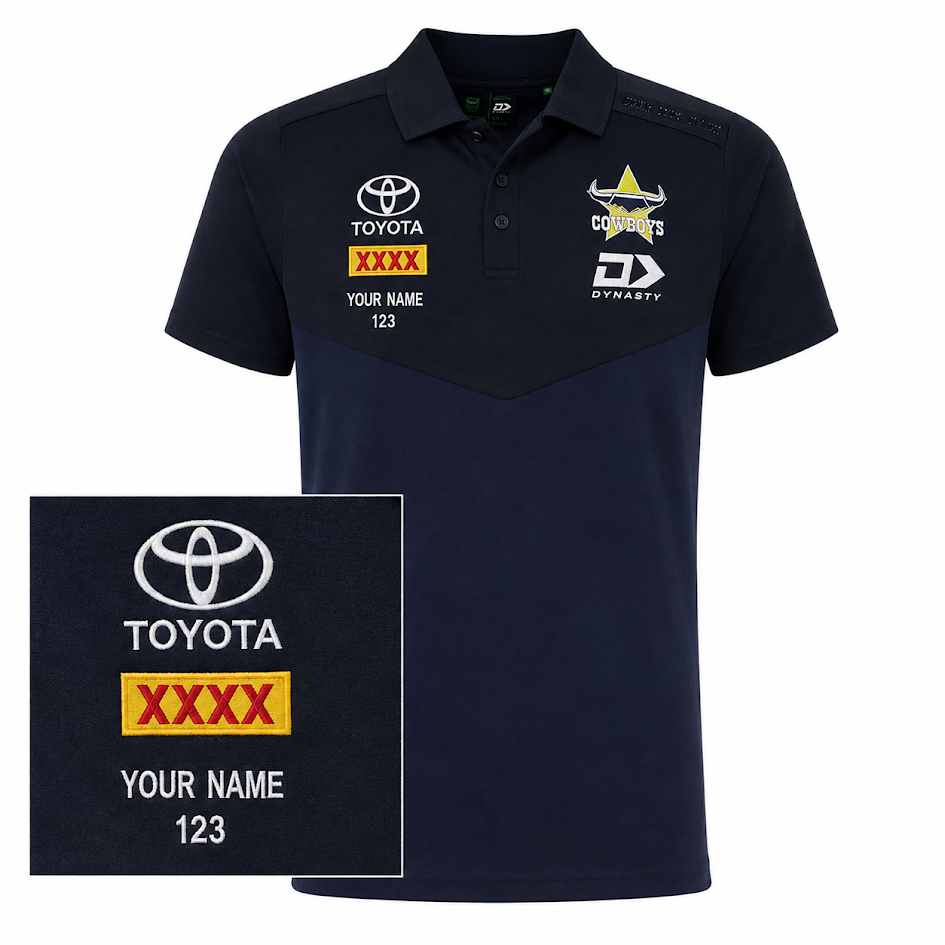 2026 North QLD Cowboys ADULTS Media Polo