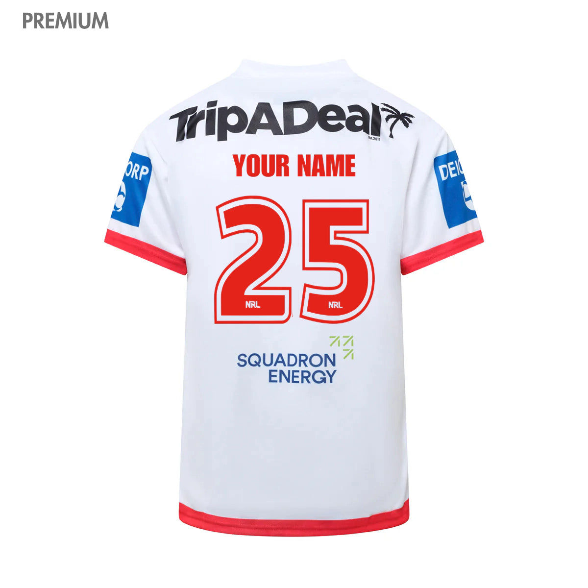 2025 St George Illawarra Dragons NRL Home Jersey - Womens