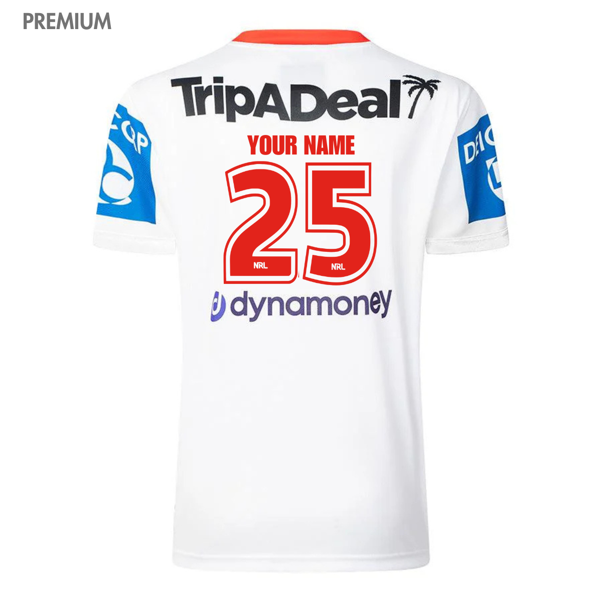 2025 St George Illawarra Dragons NRL Home Jersey - Mens