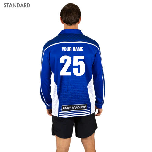 Canterbury Bulldogs NRL Barracuda Fishing Shirt - Mens