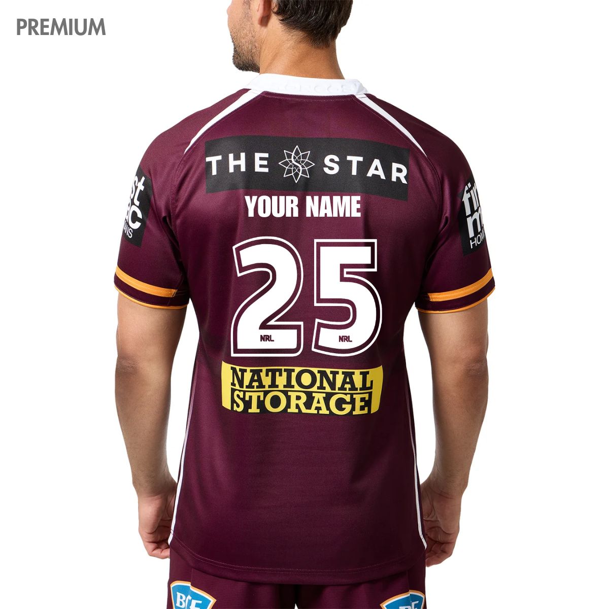 2025 Brisbane Broncos NRL Home Jersey - Mens