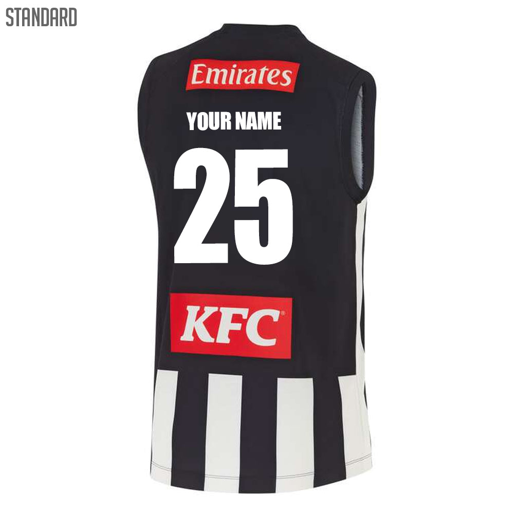 2025 Collingwood Magpies AFL Home Guernsey - Mens