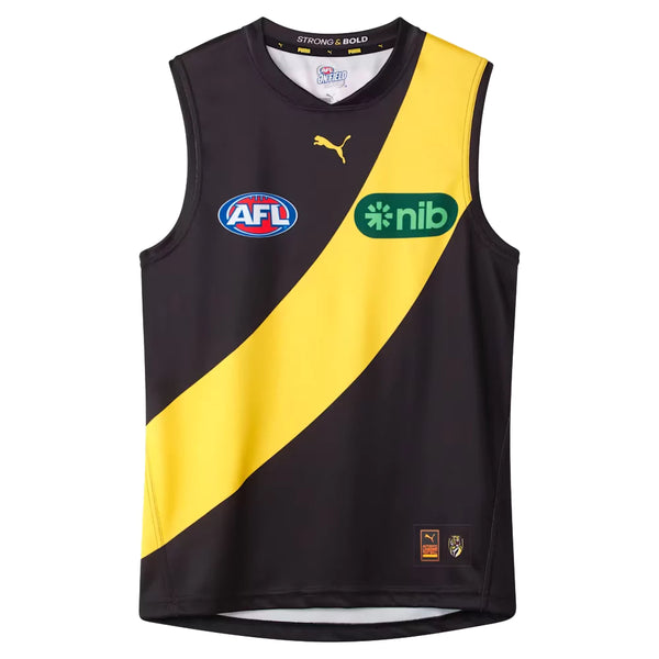 2025 Richmond Tigers AFL Home Guernsey - Youth