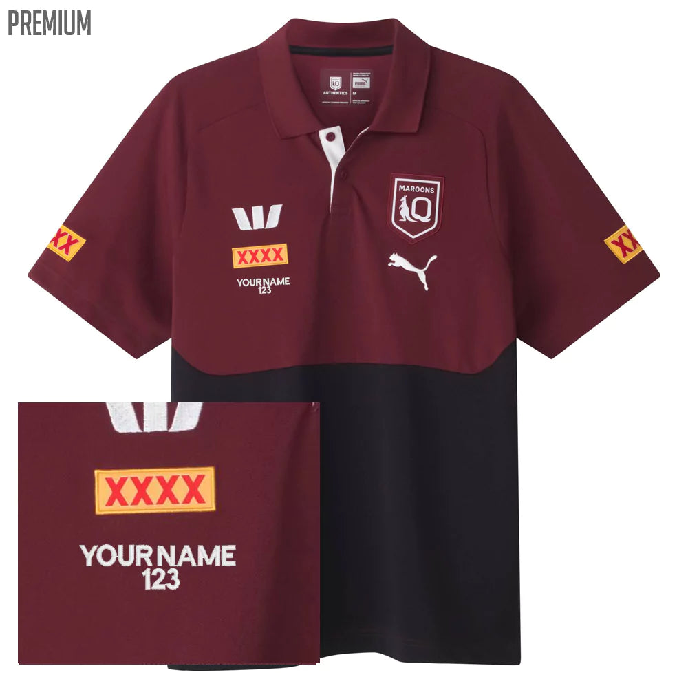 2025 South Sydney Rabbitohs NRL Players Polo - Mens