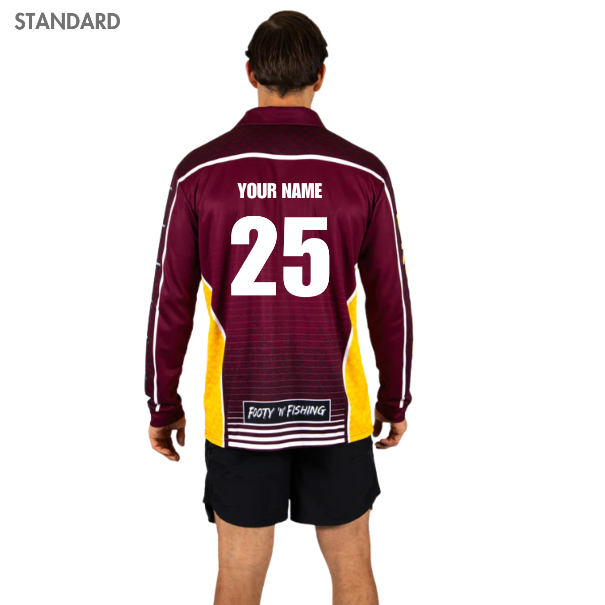 Brisbane Broncos ADULTS Barracuda Fishing Shirt